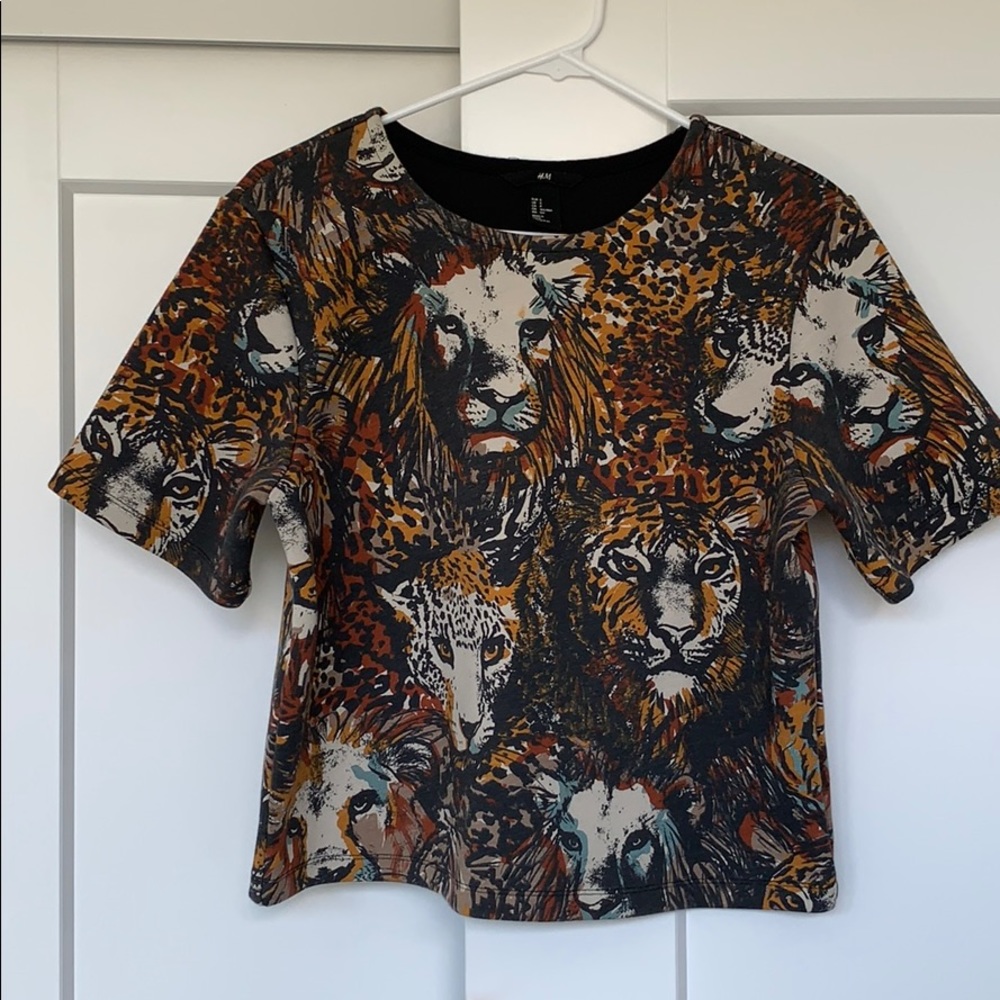H&M Animal Print Women's Top